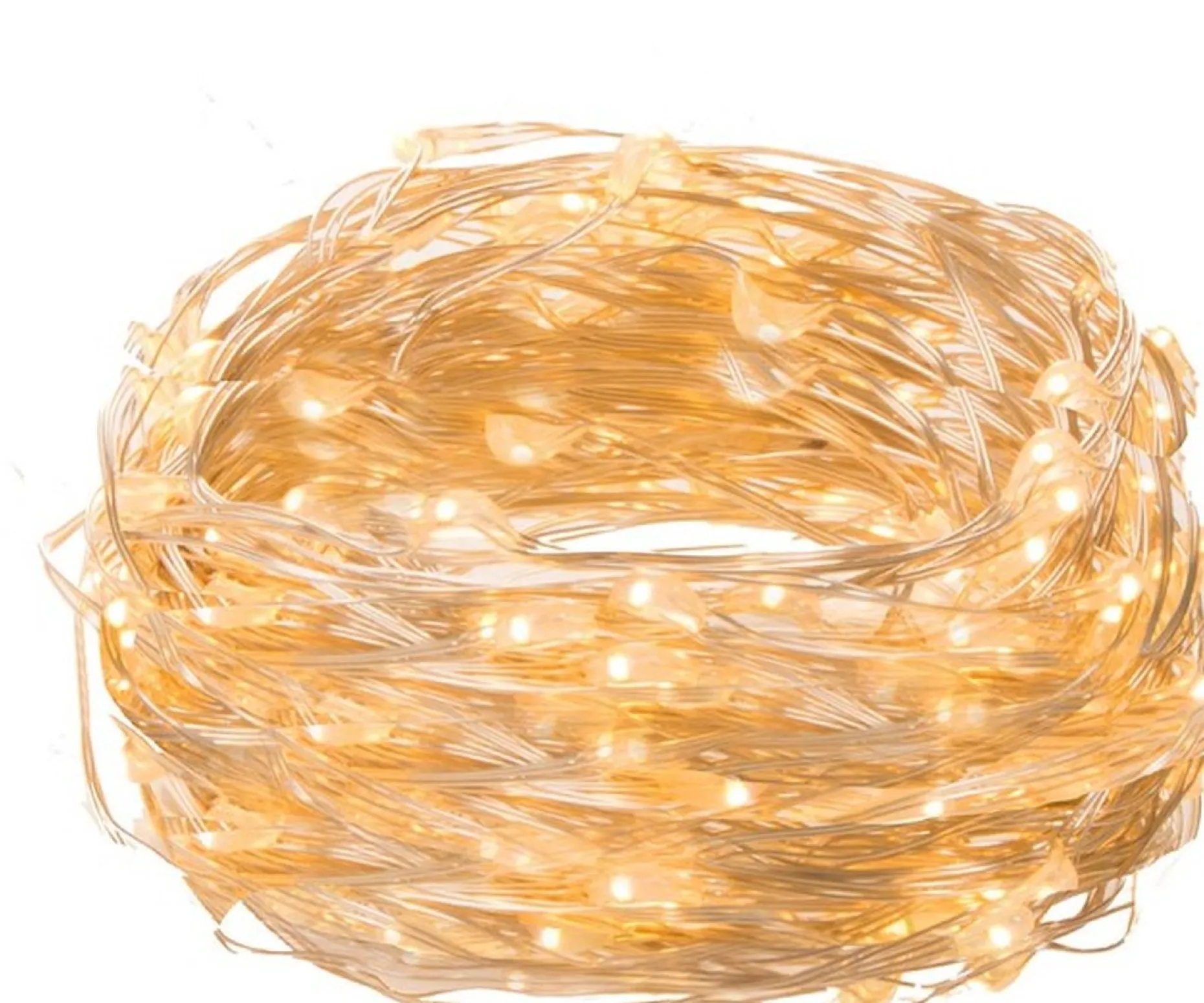 springos Kerstlichtsnoeren^Kerstverlichting | 9.9 M | Waterdicht | Op Batterij | Led-Verlichting | Warm Wit