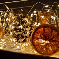 springos Kerstlichtsnoeren^Kerstverlichting | 9.9 M | Waterdicht | Op Batterij | Led-Verlichting | Warm Wit
