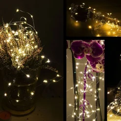 springos Kerstlichtsnoeren^Kerstverlichting | 9.9 M | Waterdicht | Op Batterij | Led-Verlichting | Warm Wit