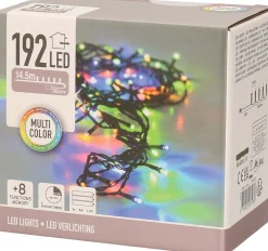 Merkloos Kerstboomverlichting^Kerstverlichting Op Batterij Gekleurd Buiten 192 Lampjes