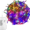 Trend24 Kerstlichtsnoeren^Kerstverlichting - Sfeerverlichting - Kerstverlichting Buiten - Kerstverlichting Binnen - Kerstversiering - Feestverlichting - Lichtsnoer - Lichtsnoer Buiten - Voor Binnen En Buiten - Op Batterij - 10 M - Veelkleurig