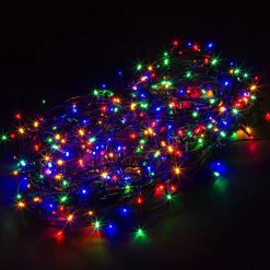 Trend24 Kerstlichtsnoeren^Kerstverlichting - Sfeerverlichting - Kerstverlichting Buiten - Kerstverlichting Binnen - Kerstversiering - Feestverlichting - Lichtsnoer - Lichtsnoer Buiten - Voor Binnen En Buiten - Op Batterij - 10 M - Veelkleurig