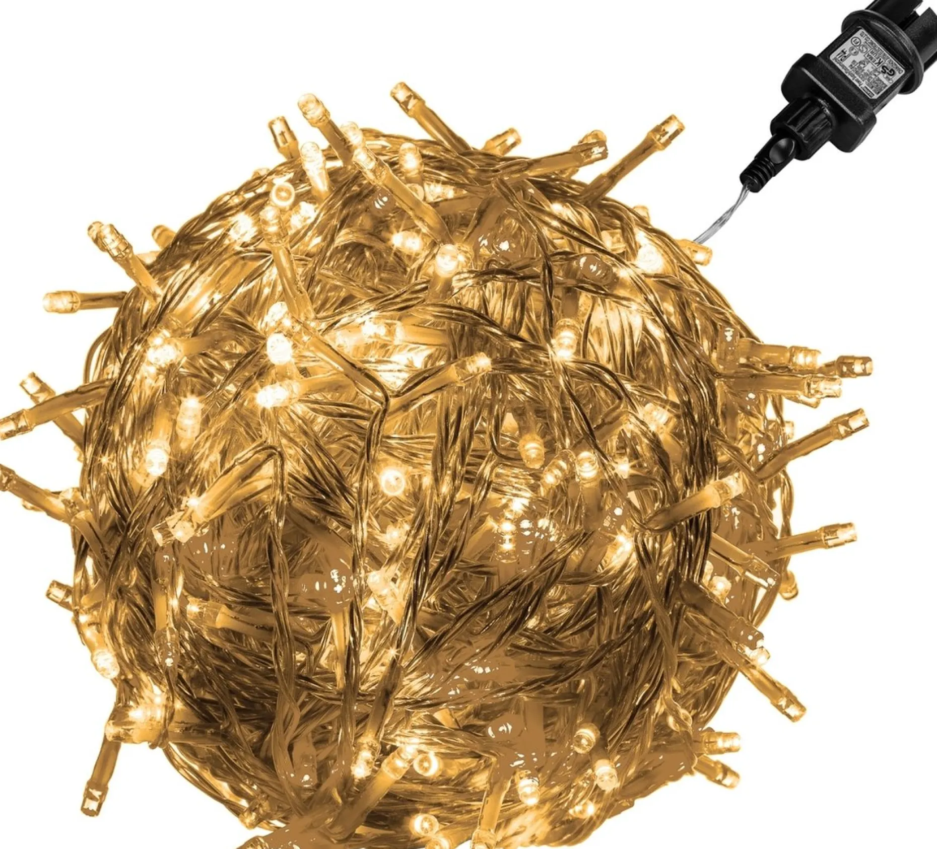 Trend24 Kerstlichtsnoeren^Kerstverlichting - Sfeerverlichting - Kerstverlichting Buiten - Kerstverlichting Binnen - Kerstversiering - Feestverlichting - Lichtsnoer - Lichtsnoer Buiten - Voor Binnen En Buiten - 5 M - Warm Wit