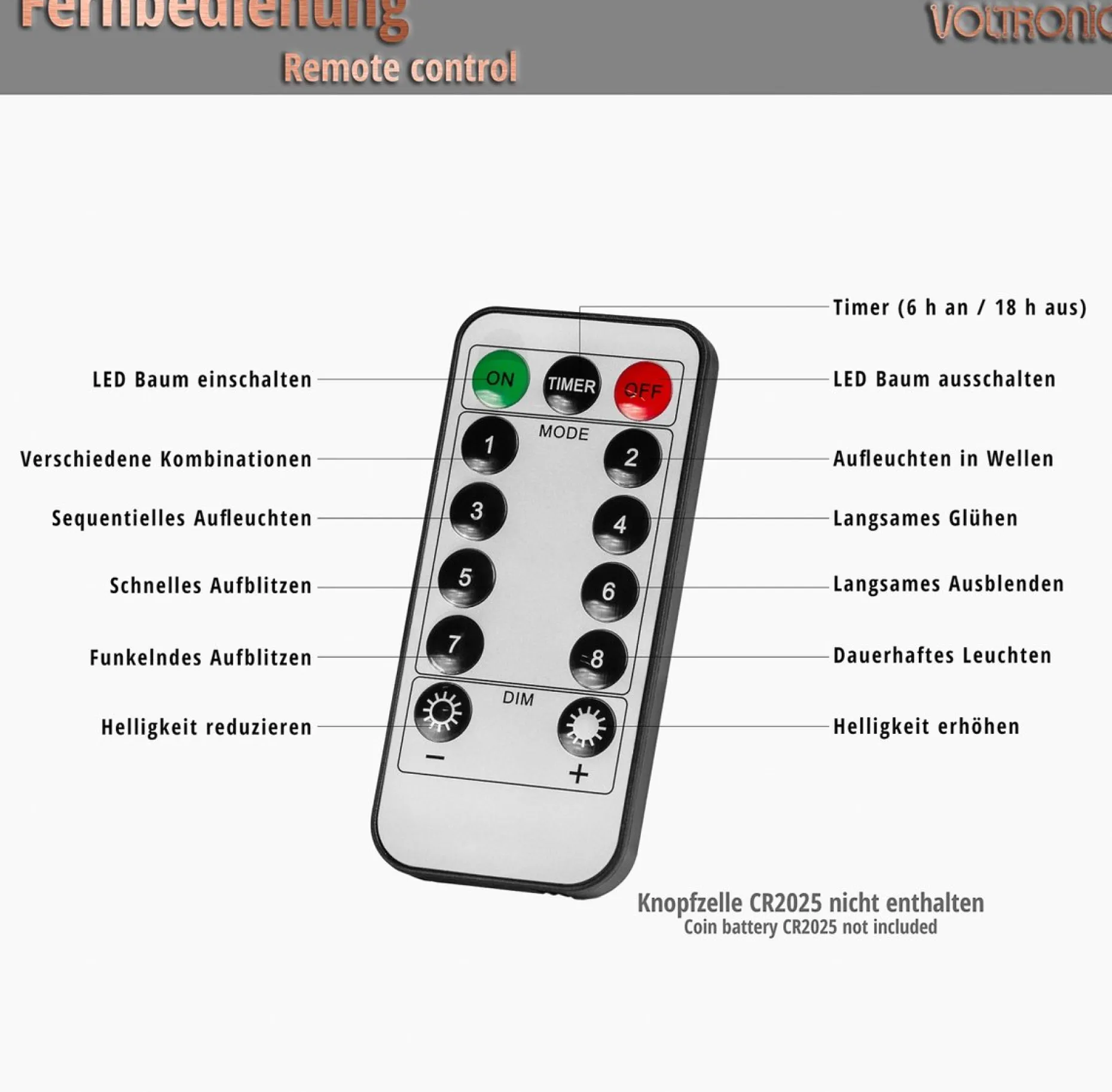 Trend24 Kerstlichtsnoeren^Kerstverlichting - Sfeerverlichting - Kerstverlichting Buiten - Kerstverlichting Binnen - Kerstversiering - Feestverlichting - Lichtsnoer - Lichtsnoer Buiten - Voor Binnen En Buiten - Met Afstandsbediening - 20 M - Warm Koud