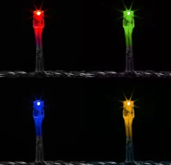 Trend24 Kerstlichtsnoeren^Kerstverlichting - Sfeerverlichting - Kerstverlichting Buiten - Kerstverlichting Binnen - Kerstversiering - Feestverlichting - Lichtsnoer - Lichtsnoer Buiten - Voor Binnen En Buiten - 40 M - Veelkleurig