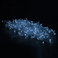 Trend24 Kerstlichtsnoeren^Kerstverlichting - Sfeerverlichting - Kerstverlichting Buiten - Kerstverlichting Binnen - Kerstversiering - Feestverlichting - Lichtsnoer - Lichtsnoer Buiten - Voor Binnen En Buiten - Op Batterij - 10 M - Koud Wit