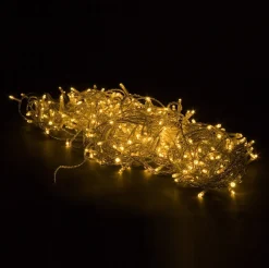 Trend24 Kerstlichtsnoeren^Kerstverlichting - Sfeerverlichting - Kerstverlichting Buiten - Kerstverlichting Binnen - Kerstversiering - Feestverlichting - Lichtsnoer - Lichtsnoer Buiten - Voor Binnen En Buiten - Op Batterij - 10 M - Warm Wit