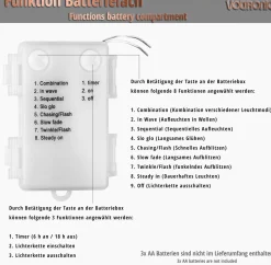 Trend24 Kerstlichtsnoeren^Kerstverlichting - Sfeerverlichting - Kerstverlichting Buiten - Kerstverlichting Binnen - Kerstversiering - Feestverlichting - Lichtsnoer - Lichtsnoer Buiten - Voor Binnen En Buiten - Op Batterij - 10 M - Warm Wit