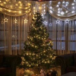 Trend24 Kerstlichtsnoeren^Kerstverlichting - Sfeerverlichting - Kerstverlichting Buiten - Kerstverlichting Binnen - Kerstversiering - Feestverlichting - Lichtsnoer - Lichtsnoer Buiten - Voor Binnen En Buiten - Op Batterij - Met Afstandsbediening - 10 M - Warm Wit