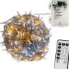 Trend24 Kerstlichtsnoeren^Kerstverlichting - Sfeerverlichting - Kerstverlichting Buiten - Kerstverlichting Binnen - Kerstversiering - Feestverlichting - Lichtsnoer - Lichtsnoer Buiten - Voor Binnen En Buiten - Op Batterij - Met Afstandsbediening - 10 M - Warm Koud