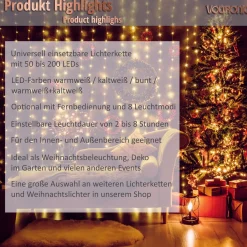 Trend24 Kerstlichtsnoeren^Kerstverlichting - Sfeerverlichting - Kerstverlichting Buiten - Kerstverlichting Binnen - Kerstversiering - Feestverlichting - Lichtsnoer - Lichtsnoer Buiten - Voor Binnen En Buiten - Op Batterij - Met Afstandsbediening - 10 M - Warm Koud