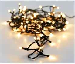 BigBuy Christmas Kerstlichtsnoeren^Kerstverlichting - Warm Wit Buiten - 480 Lampjes - 3600 Cm