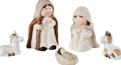 Decoris Kinder/Kinderkamer Kerststal Beelden/Figuren 6,4 X 4 X 3,2 Cm New