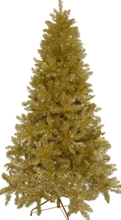 KJ Kunstkerstbomen Kunstkerstbomen^ Gouden Kunstkerstboom De Luxe - 180 Cm - Goud - 1050 Pvc Takken