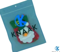 Knaak Kerstsok Kerstman Voor Bestek En/Of In De Kerstboom - 1 Stuk - Kerstdecoratie Veelkleurig, Kerstman, Bruin, Wit Clearance