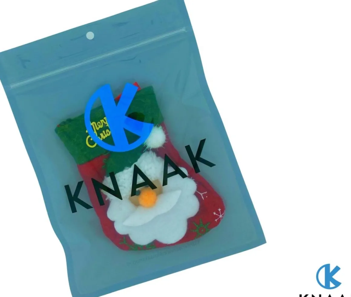 Knaak Kerstsok Kerstman Voor Bestek En/Of In De Kerstboom - 1 Stuk - Kerstdecoratie Veelkleurig, Kerstman, Bruin, Wit Clearance