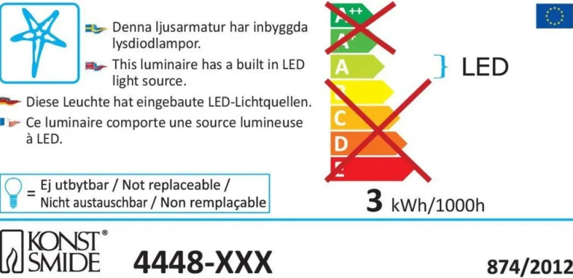 Konst Smide Konstsmide Decoratieve Verlichting Lichtdecoratie Ster - Transparant - 40 Lampen Led 2,4 W A Cheap