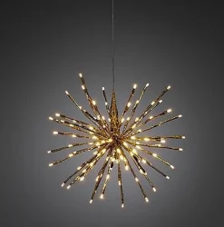 Konst Smide Verlichte Kerstfiguren^Konstsmide 2896-803 Geschikt Voor Gebruik Binnen Geschikt Voor Buitengebruik Led Goud Decoratieve Verlichting