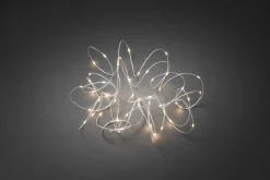 Konst Smide Kerstlichtsnoeren^Konstsmide - 6386-102 Kerstverlichting (Motief) Druppel - Binnenin Led Met Netvoeding (Monochroom) - Warm Wit - Verlichte Lengte