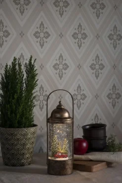 Konst Smide Konstsmide Lantaarn Met Kerstscene Sneeuw En Led Fashion