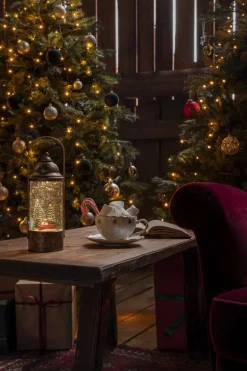 Konst Smide Konstsmide Lantaarn Met Kerstscene Sneeuw En Led Fashion