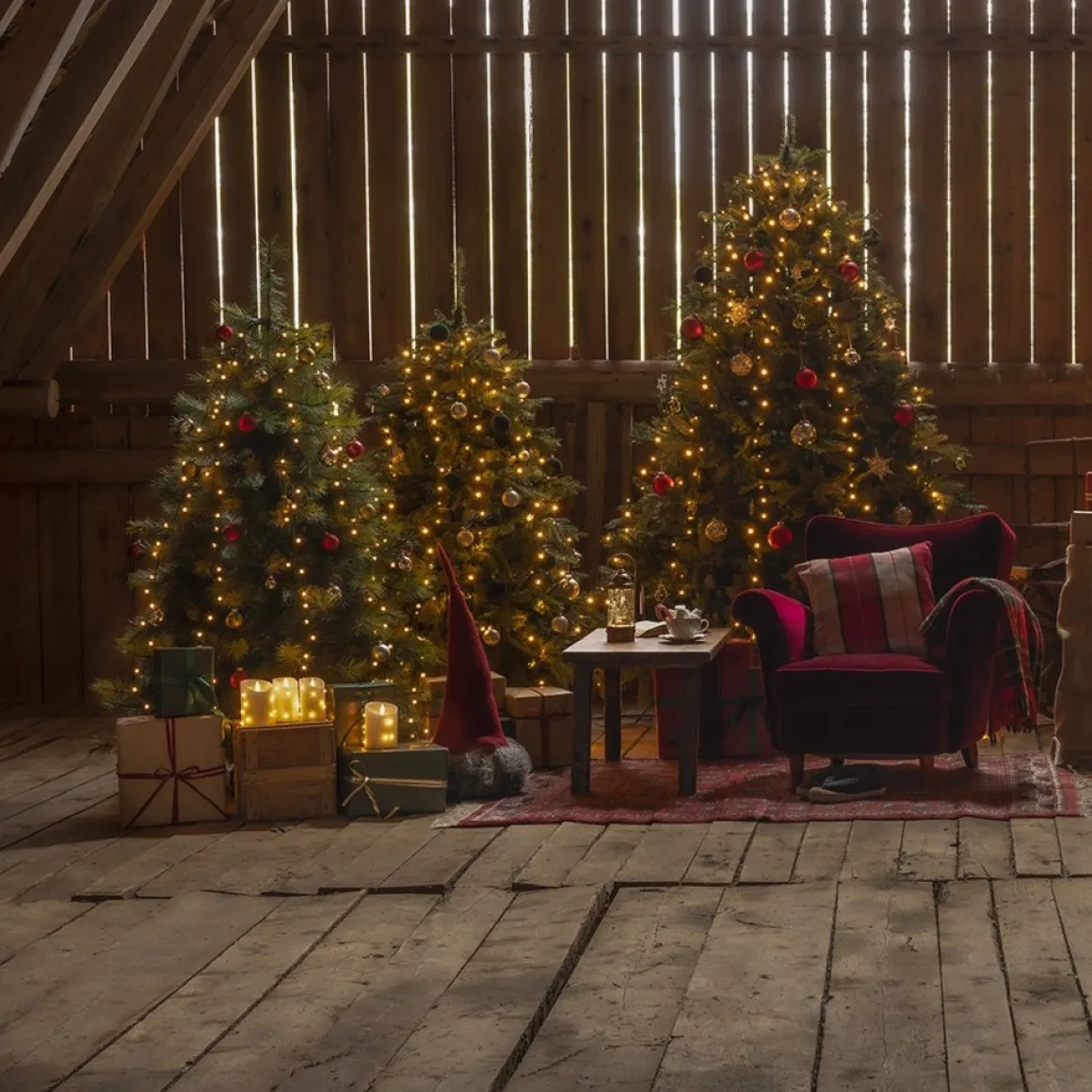 Konst Smide Konstsmide Lantaarn Met Kerstscene Sneeuw En Led Fashion