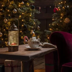 Konst Smide Konstsmide Lantaarn Met Kerstscene Sneeuw En Led Fashion