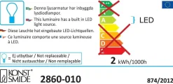Konst Smide Verlichte Kerstfiguren^ Led Raamdecoratie Kerstman Verlichte Kerstfiguren - 40 Cm - Maan - 20 Leds