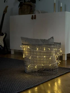 Konst Smide Kerstlichtsnoeren^Konstsmide 6352-823 Micro-Lichtketting Binnen Energielabel: G (A - G) Werkt Op Het Lichtnet Aantal Lampen 35 Led Amber Verlichte Lengte: 2.38 M