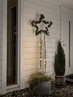 Konst Smide Kerstlichtsnoeren^Konstsmide 3813-800 Micro-Lichtketting Buiten Energielabel: E (A - G) Werkt Op Het Lichtnet Aantal Lampen 200 Led Amber Verlichte Lengte: 31.84 M