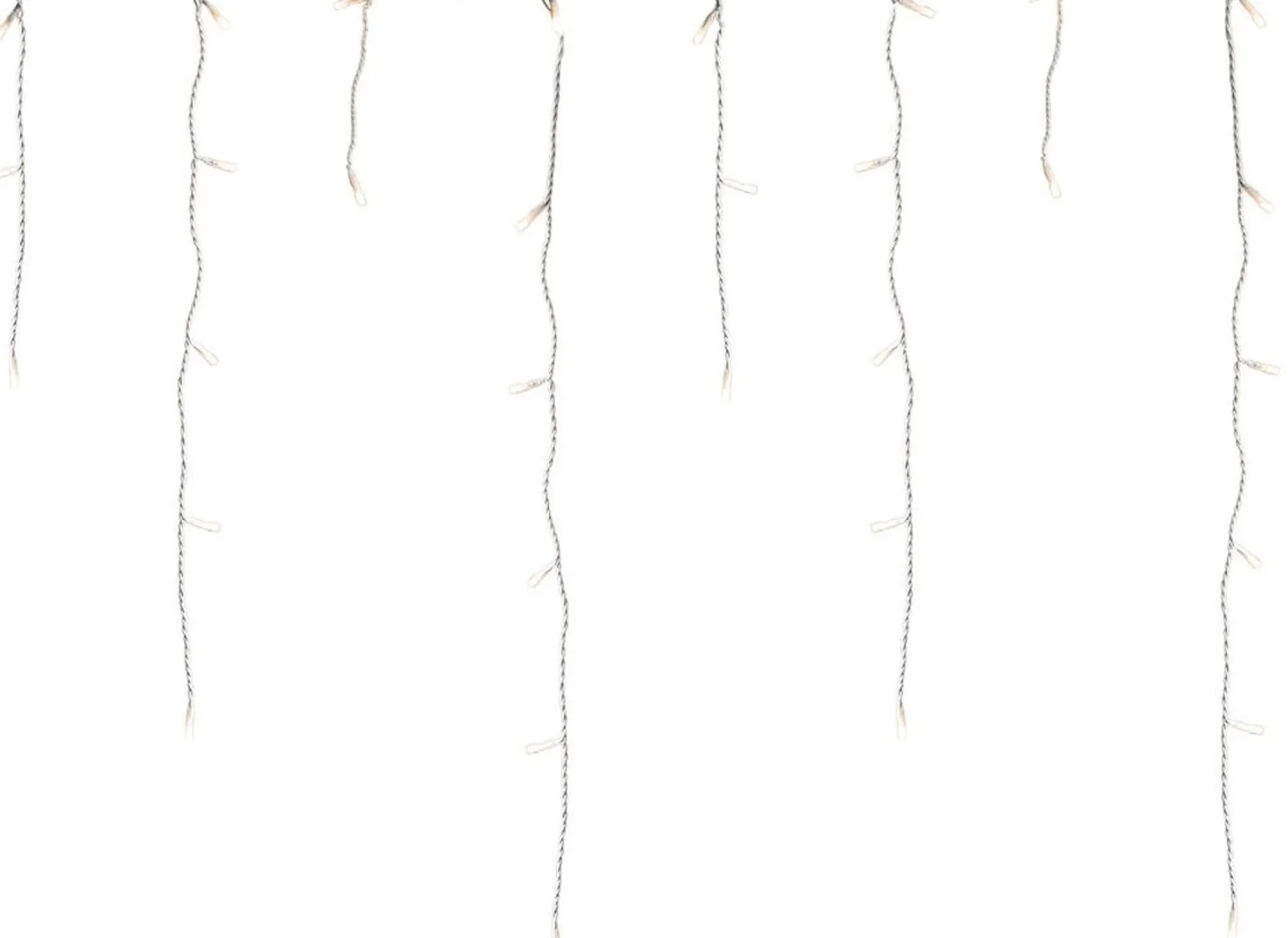 Konst Smide Kerstlichtsnoeren^Konstsmide 2733 - Snoerverlichting - 200 Lamps Micro Led Iciclesnoer - 630 Cm - 24V - Voor Buiten - Warmwit