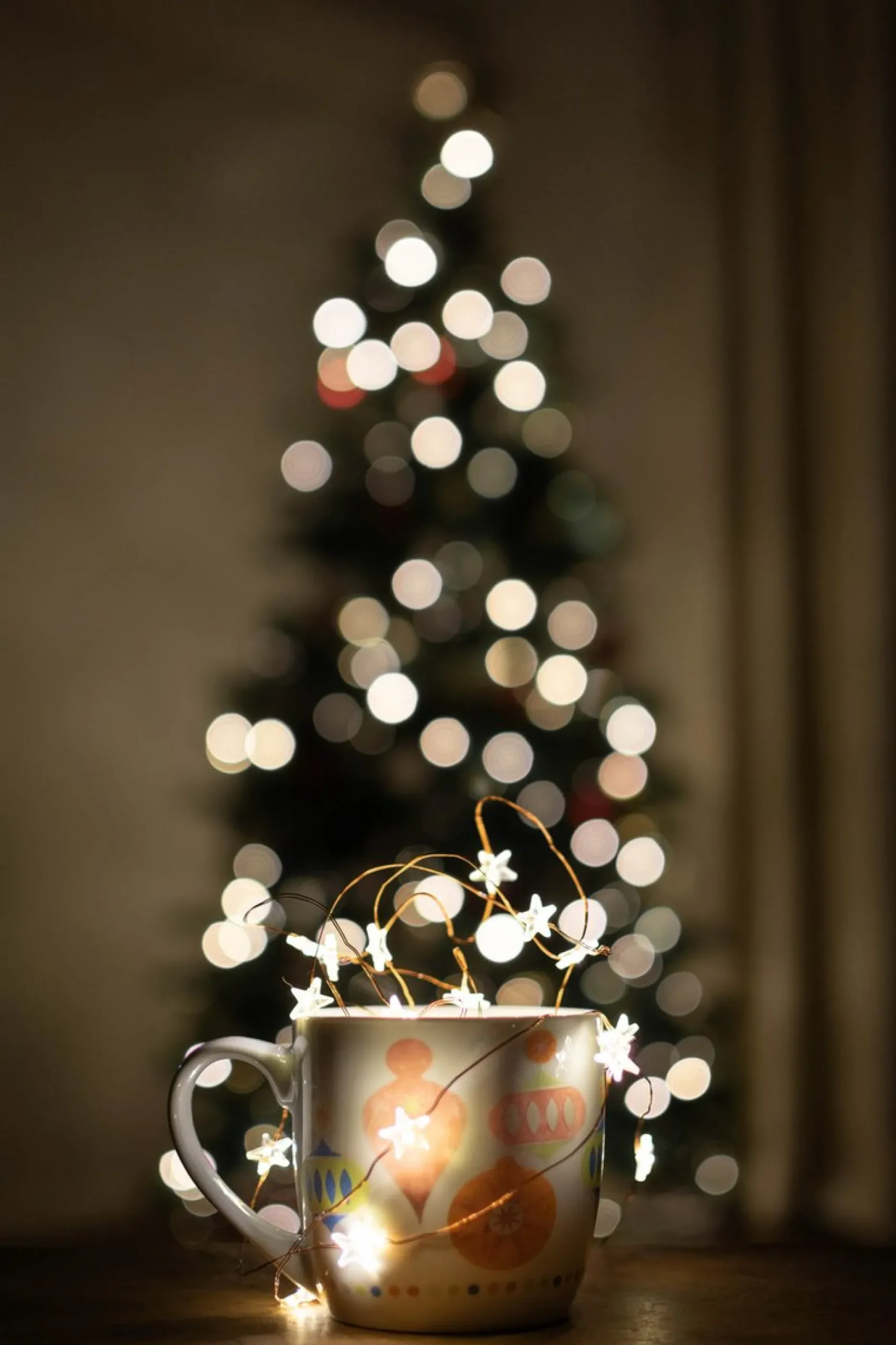 Anna's Collection Kerstlichtsnoeren^Koperdraad Draadverlichting Sterren Met Timer Wit 2 Meter - Sfeerverlichting Voor Binnen Gebruik