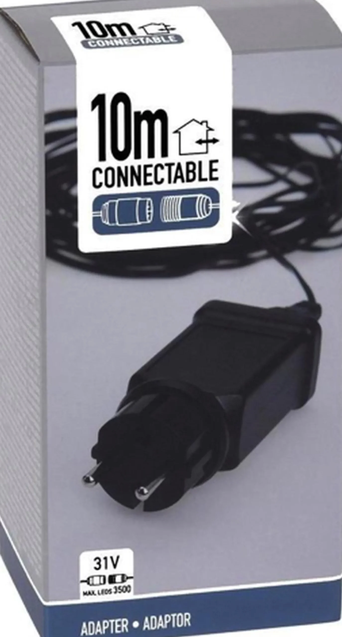 Merkloos Lichtslangen^Koppelbaar 31V T-Splitter Max. 1600 Led
