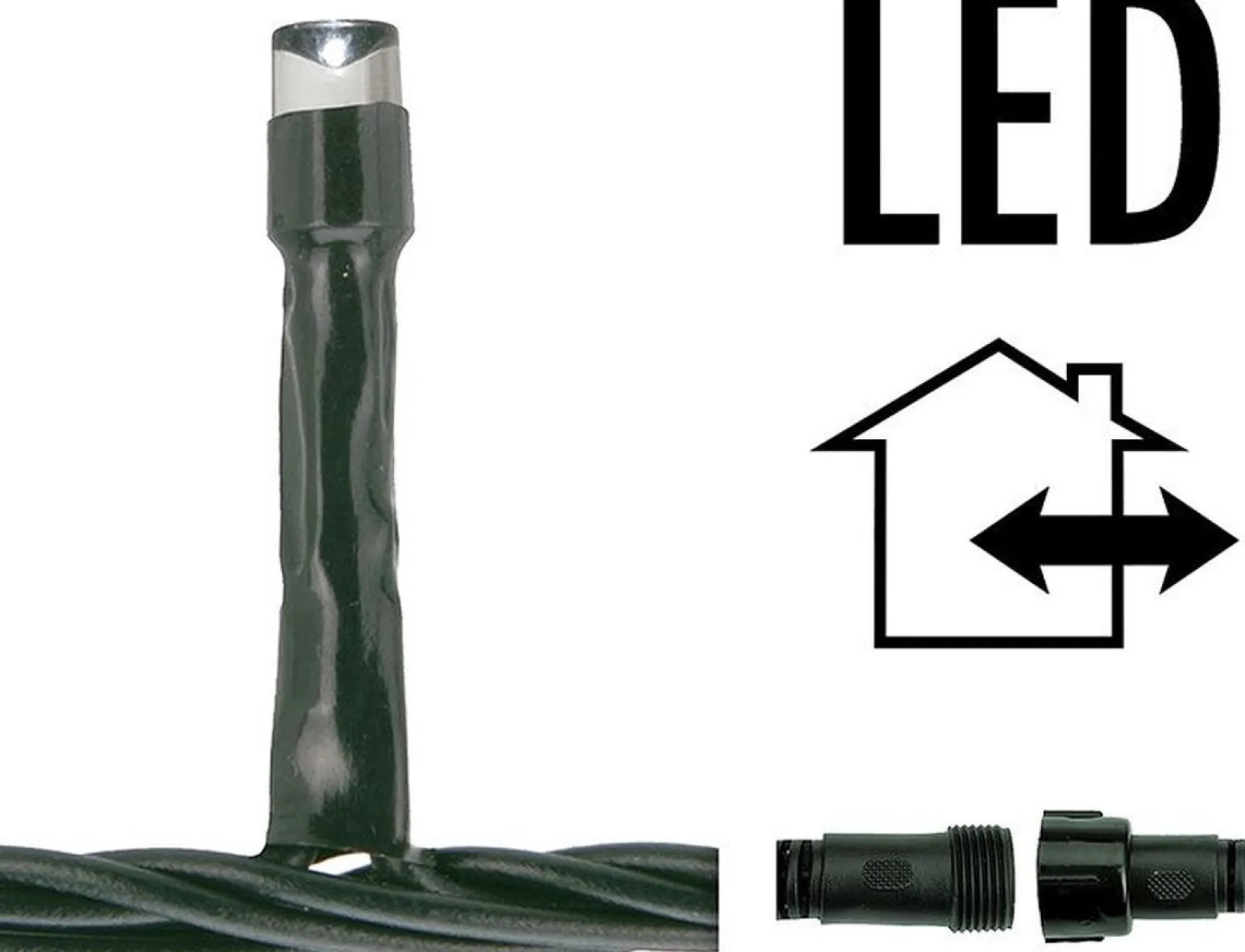 Nampook Lichtgordijnen^Koppelbare Ijspegelverlichting - 160 Led - 3M - Warm Wit Binnen/Buiten Verlichting