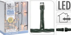 Nampook Lichtgordijnen^Koppelbare Ijspegelverlichting - 160 Led - 3M - Warm Wit Binnen/Buiten Verlichting