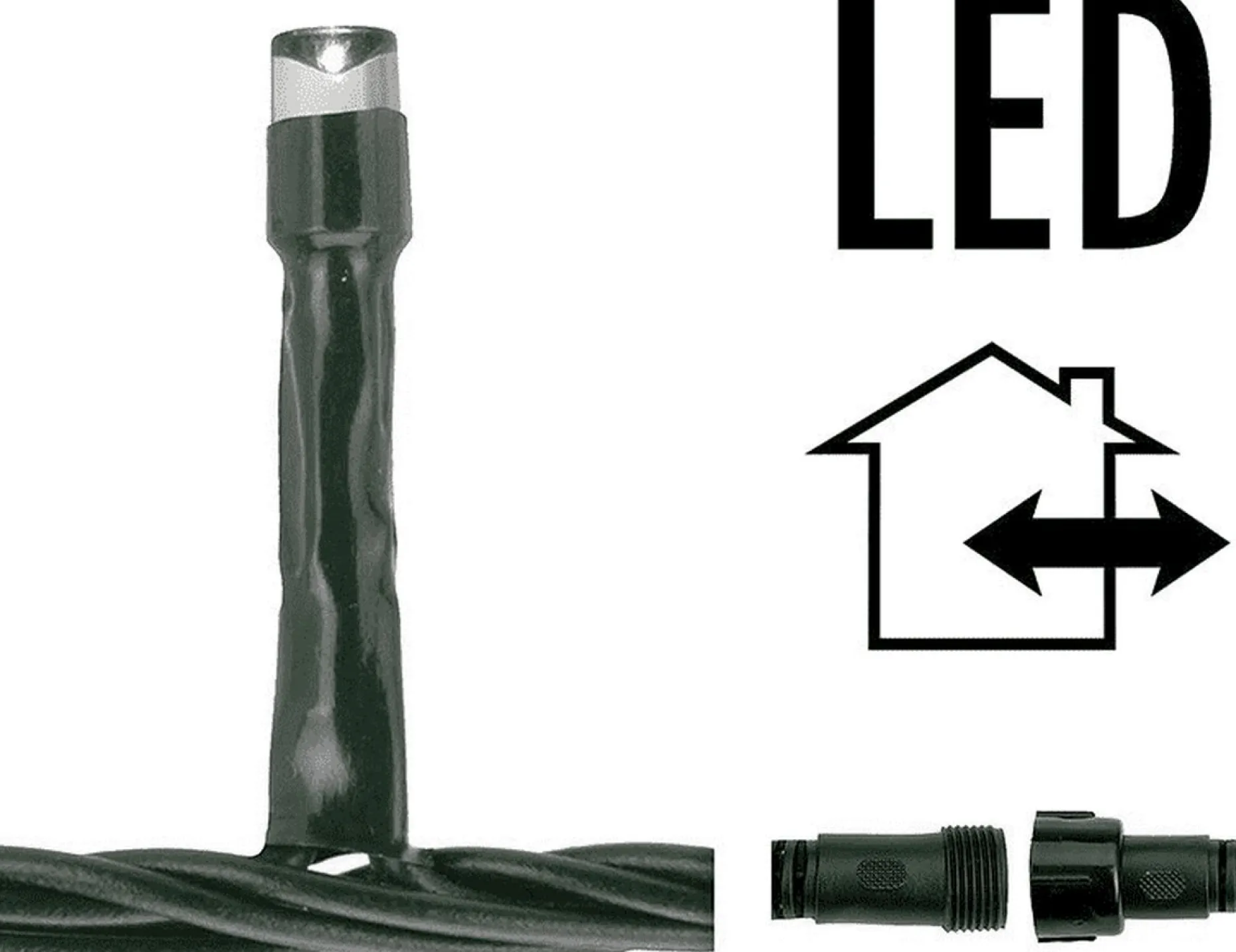 Nampook Lichtgordijnen^Koppelbare Ijspegelverlichting - 160 Led - 3M - Warm Wit Binnen/Buiten Verlichting