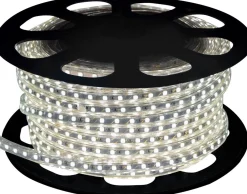 ABC-Led Lichtslangen^Koud Wit Led Strip - Ip68 - 25 Meter - 220V - Inkortbaar