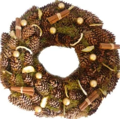 vanNatuurlijk.nl Krans | Kerst | Boramo | 45 Cm Outlet