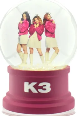 K3 St1-17030 Glazen Sneeuwbol Met Glittertjes - 3+ New