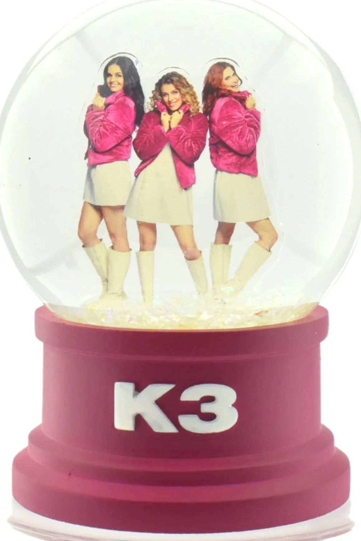 K3 St1-17030 Glazen Sneeuwbol Met Glittertjes - 3+ New