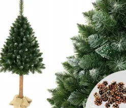 Viking Choice Kunstkerstbomen^Kunstkerstboom - 180 Cm - Op Stam - Met Sneeuw En Glitter
