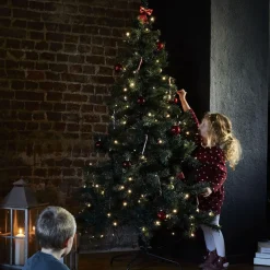 Aliceu0027s Garden Kunstkerstbomen^Kunstkerstboom - 180 Cm - Verlichting En Voet Inbegrepen
