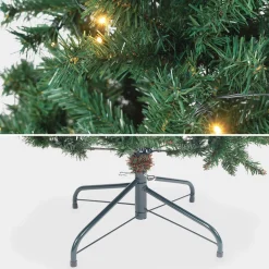 Aliceu0027s Garden Kunstkerstbomen^Kunstkerstboom - 180 Cm - Verlichting En Voet Inbegrepen