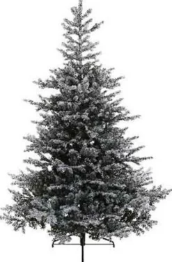 Everlands Kunstkerstbomen^Kunst Kerstboom Grandis Fir - 1564 Tips - Met Sneeuw - 180 Cm
