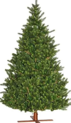 Van der gucht Kunstkerstbomen^Kunstkerstboom Kentucky Pe Deluxe Hinged 213 Cm