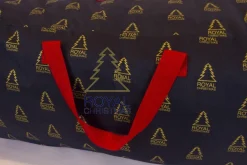 Royal Christmas Kerstspullen Opbergers^Kunstkerstboom Opbergtas Deluxe - Kleur Blauw - © - Lengte 120 Cm X Breedte 43 Cm - Met Handige Ritssluiting En Handvaten