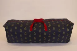 Royal Christmas Kerstspullen Opbergers^Kunstkerstboom Opbergtas Deluxe - Kleur Blauw - © - Lengte 120 Cm X Breedte 43 Cm - Met Handige Ritssluiting En Handvaten