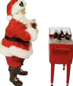 Kurt S. Adler -Coca-Cola® Fabriche Santa + Table Cooler Flash Sale