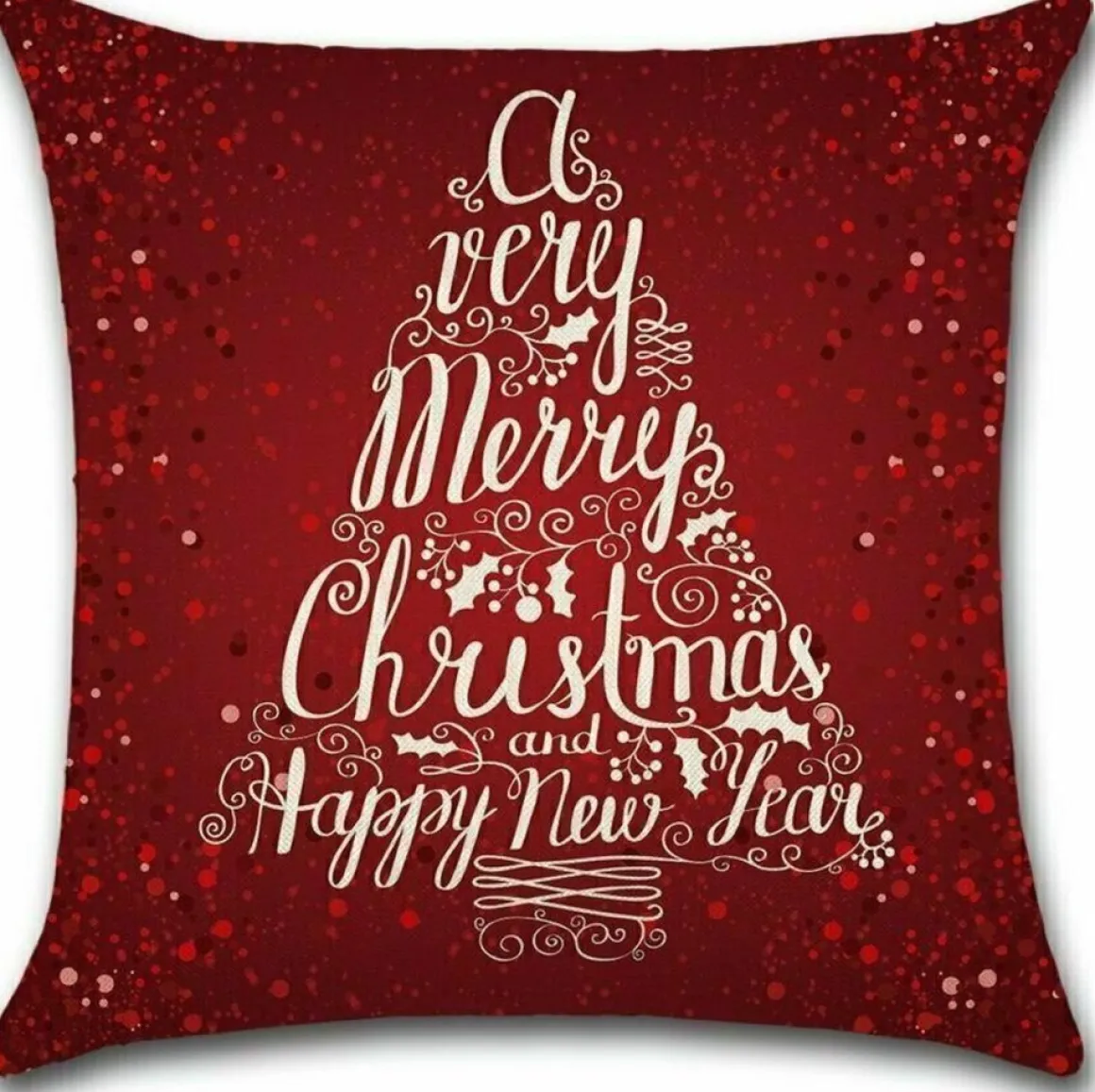 By Javy Kussenhoes Kerst - Boom - Kussenhoes - Kerst - 45X45 Cm - Sierkussen - Polyester Flash Sale