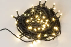 Globall Concept Led Guirlande - 80 Lampen - Warm Wit - Groene Draad - Modulator - 12M - 24V Discount